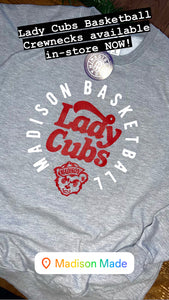 Madison Lady Cubs Crewneck Sweatshirt