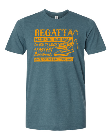24 Regatta Fastest Raceboats Teal & Orange