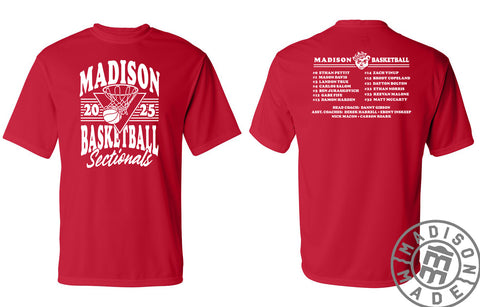 Madison Cubs Basketball 25 Sectional Tee