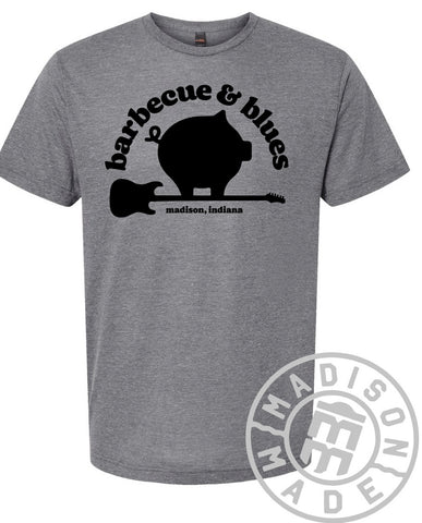 2024 Ribberfest Gray Piggy Bank Tee