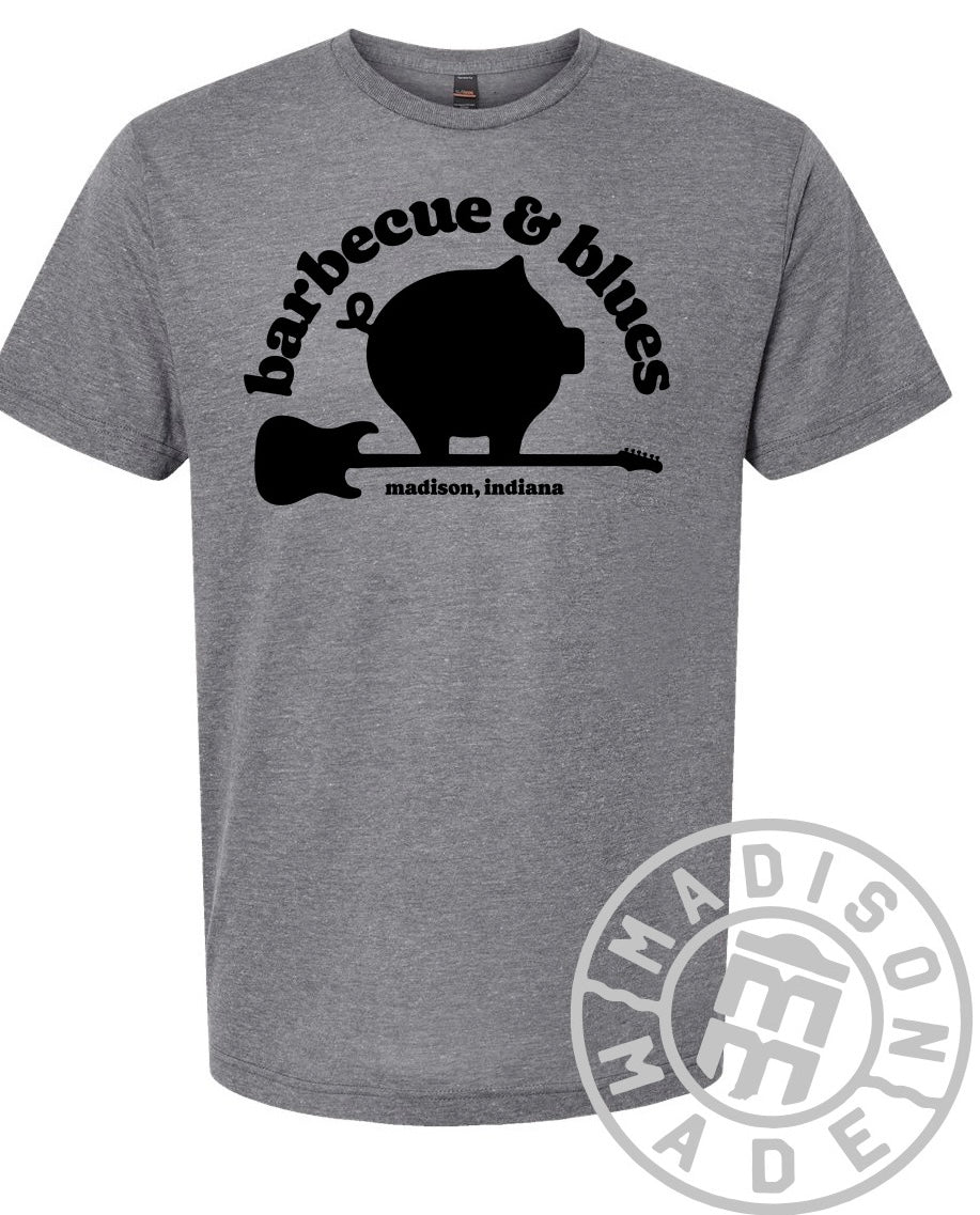 2024 Ribberfest Gray Piggy Bank YOUTH Tee