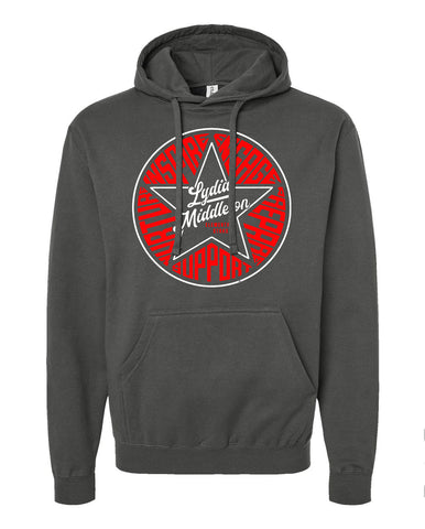 Lydia Middleton Gray Adult Hoodie