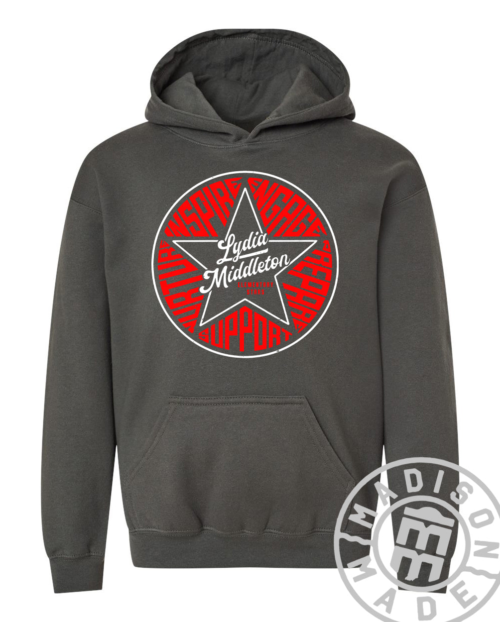 Lydia Middleton Gray Youth Hoodie