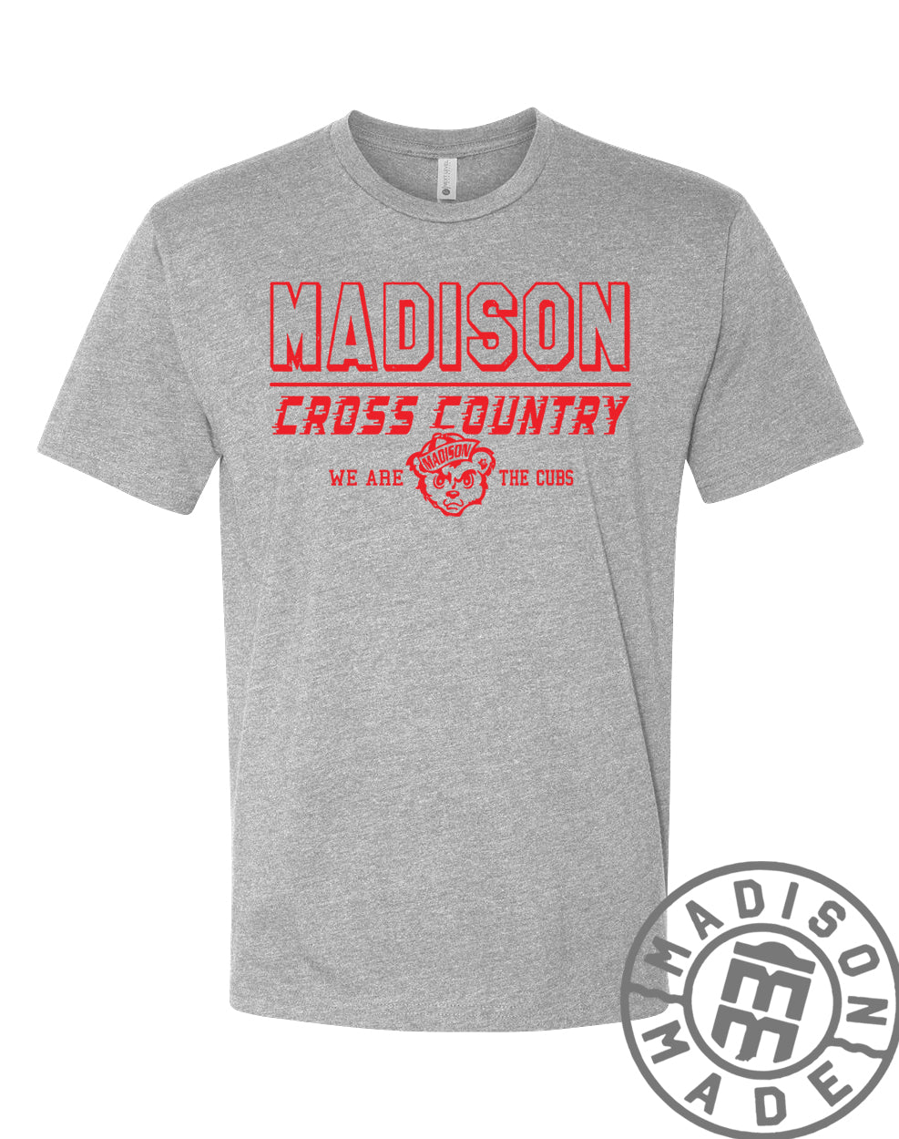 Madison Cross Country Gray Tee