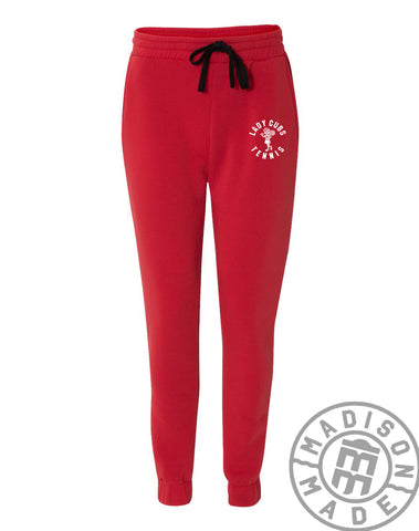 Madison Lady Cubs Tennis Joggers (Red)