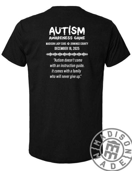 Autism Awareness Superman Tee (Lady Cubs Basketball)