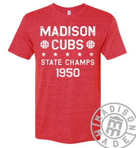 Madison Cubs State Champs Tee