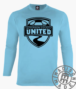 Jefferson County United Light Blue Youth L/S Tee
