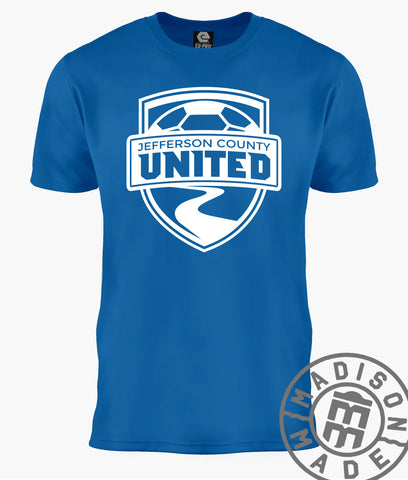 Jefferson County United Royal Blue Youth Tee