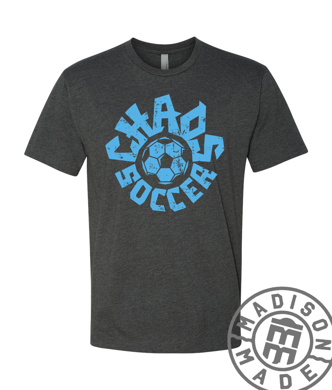 Chaos Soccer Charcoal Youth Tee