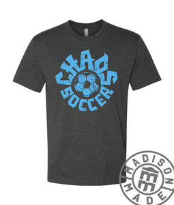 Chaos Soccer Charcoal Youth Tee