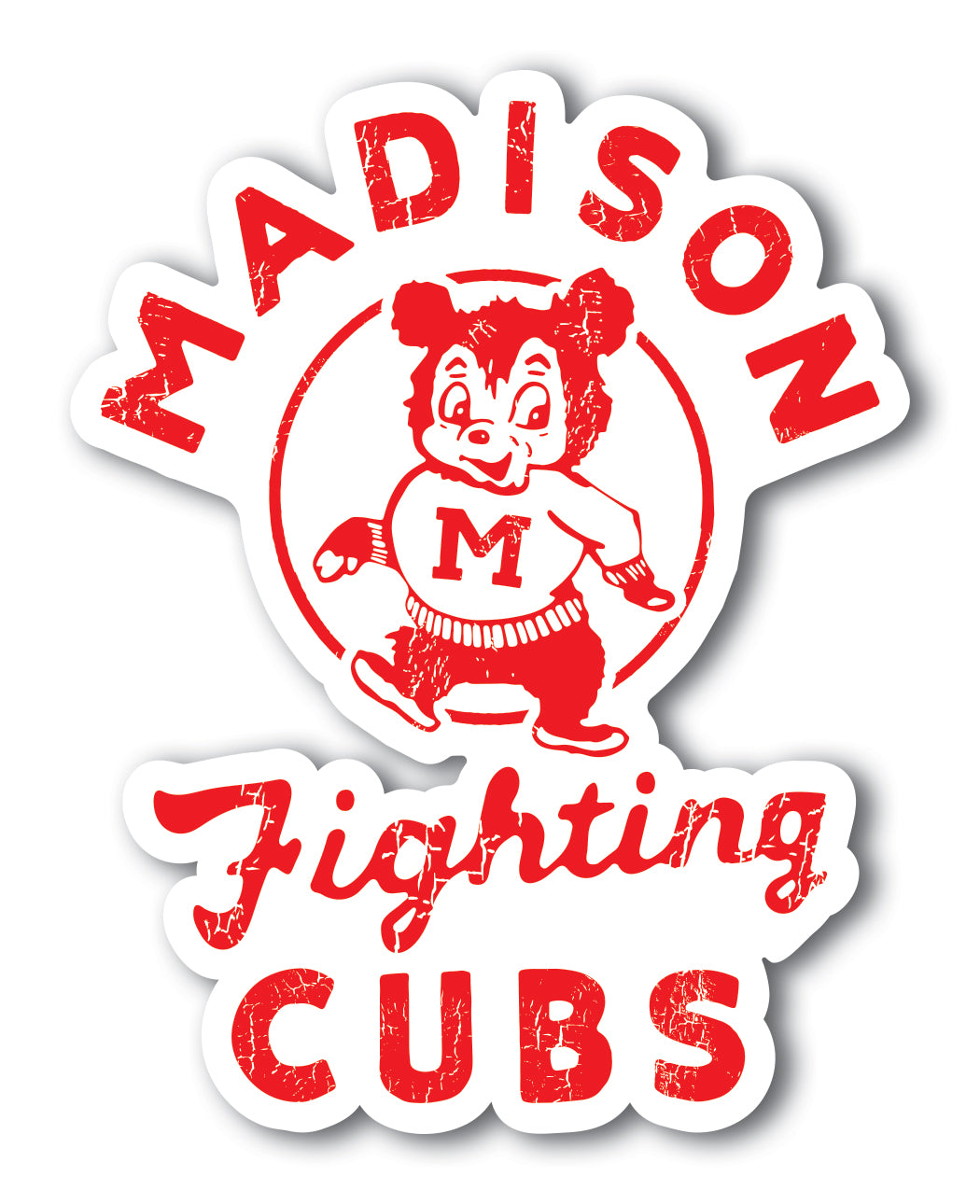 Madison Vintage Cub Sticker