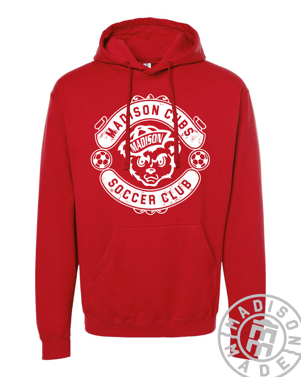 Madison Soccer Red Hoodie
