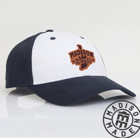 Madison Music City Leather Patch Hat