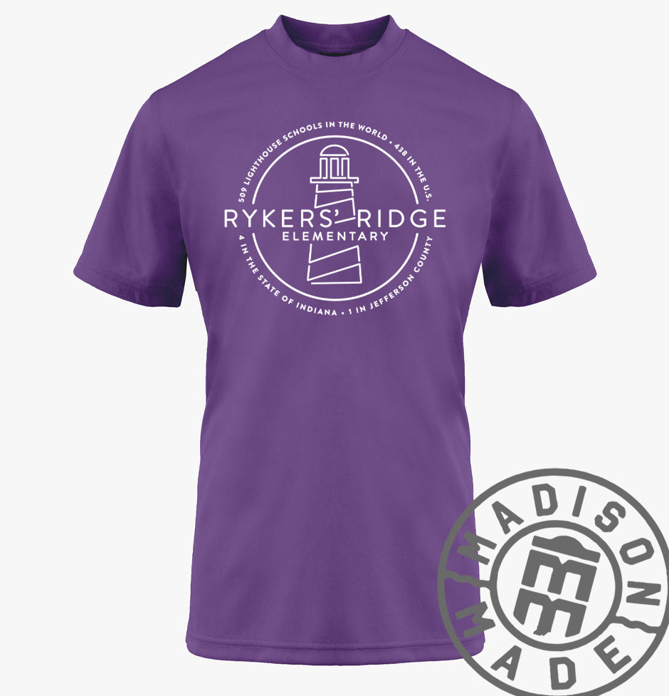 Rykers Youth Purple Team Tee