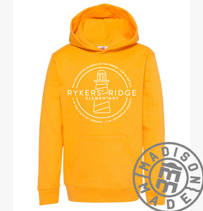 Rykers Youth Gold Hoodie