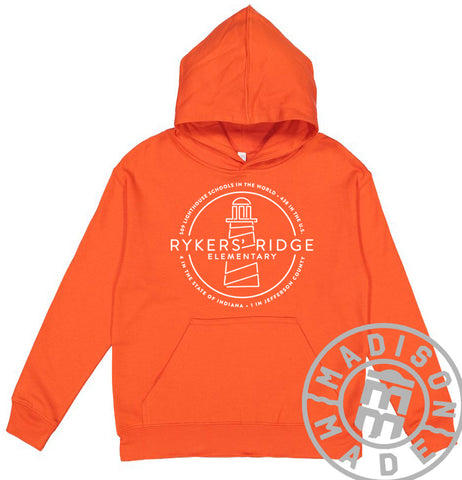 Rykers Youth Orange Hoodie