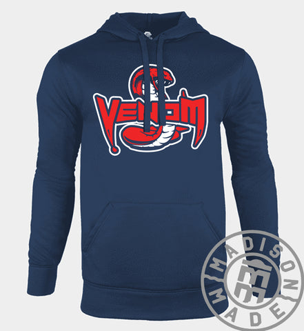 Venom Navy Logo Hoodie