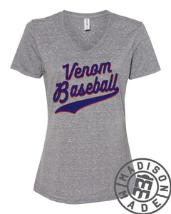 Venom Baseball Women's V-Neck Tee