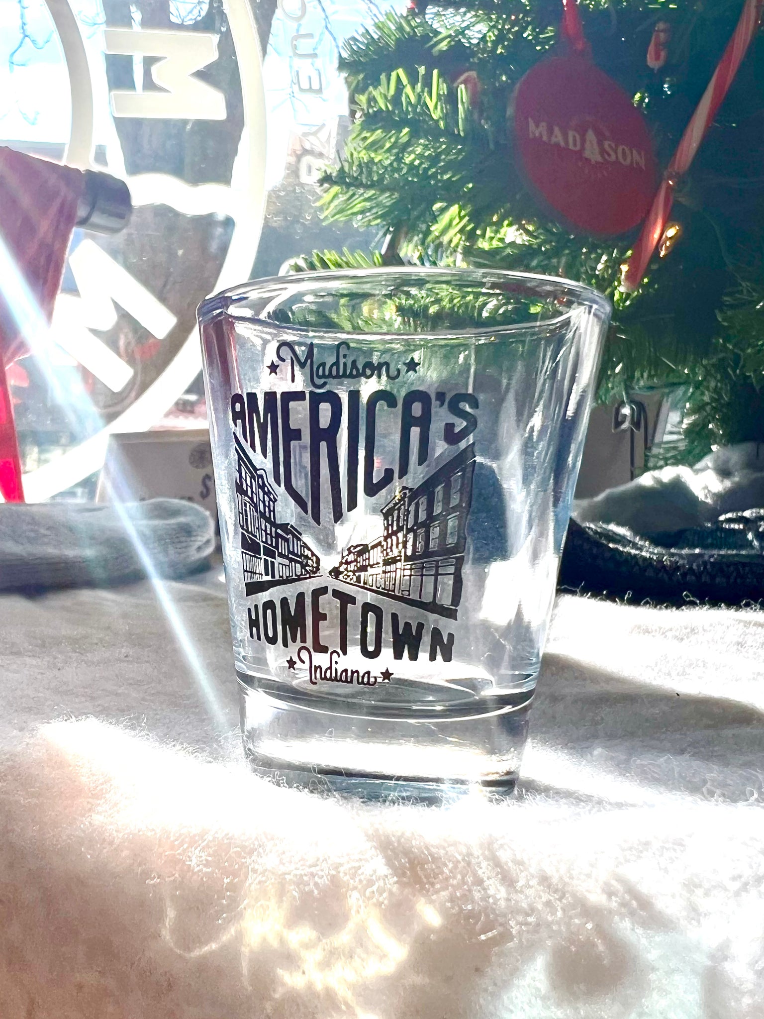 America’s Hometown Shot Glass