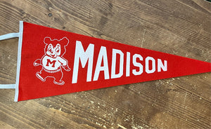 Madison Cubs Vintage Pennant Flag